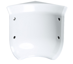 ANGLE DE RACCORDEMENT INTERIEUR PERCE POUR PLINTHE HT 85mm BLANC PL3I 85 HY